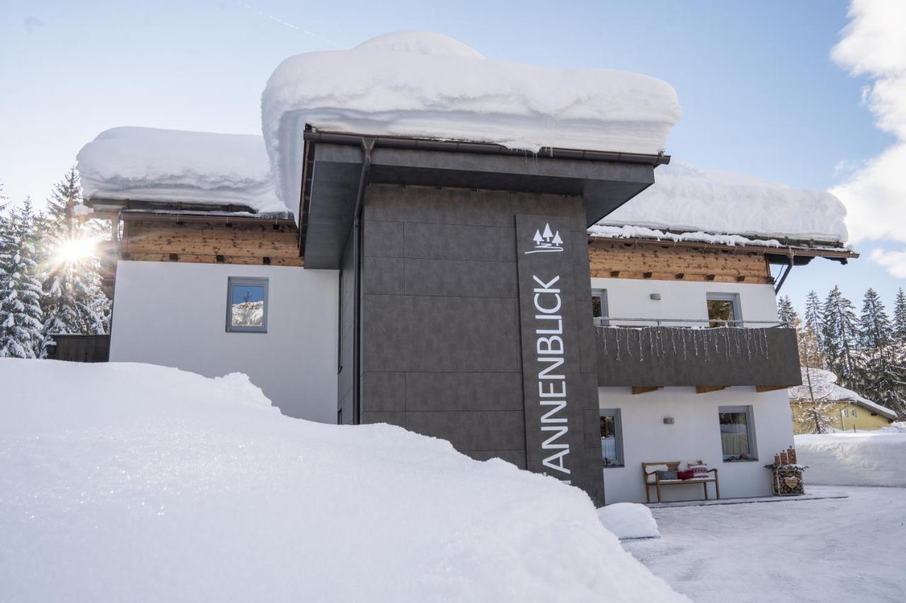 Ferienhaus Tannenblick Leutasch Bagian luar foto