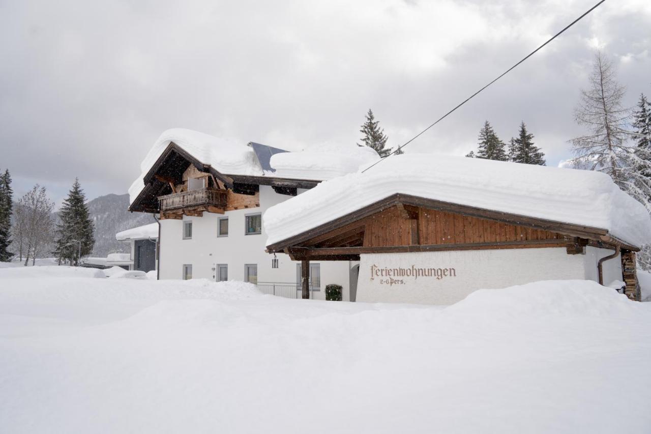 Ferienhaus Tannenblick Leutasch Bagian luar foto