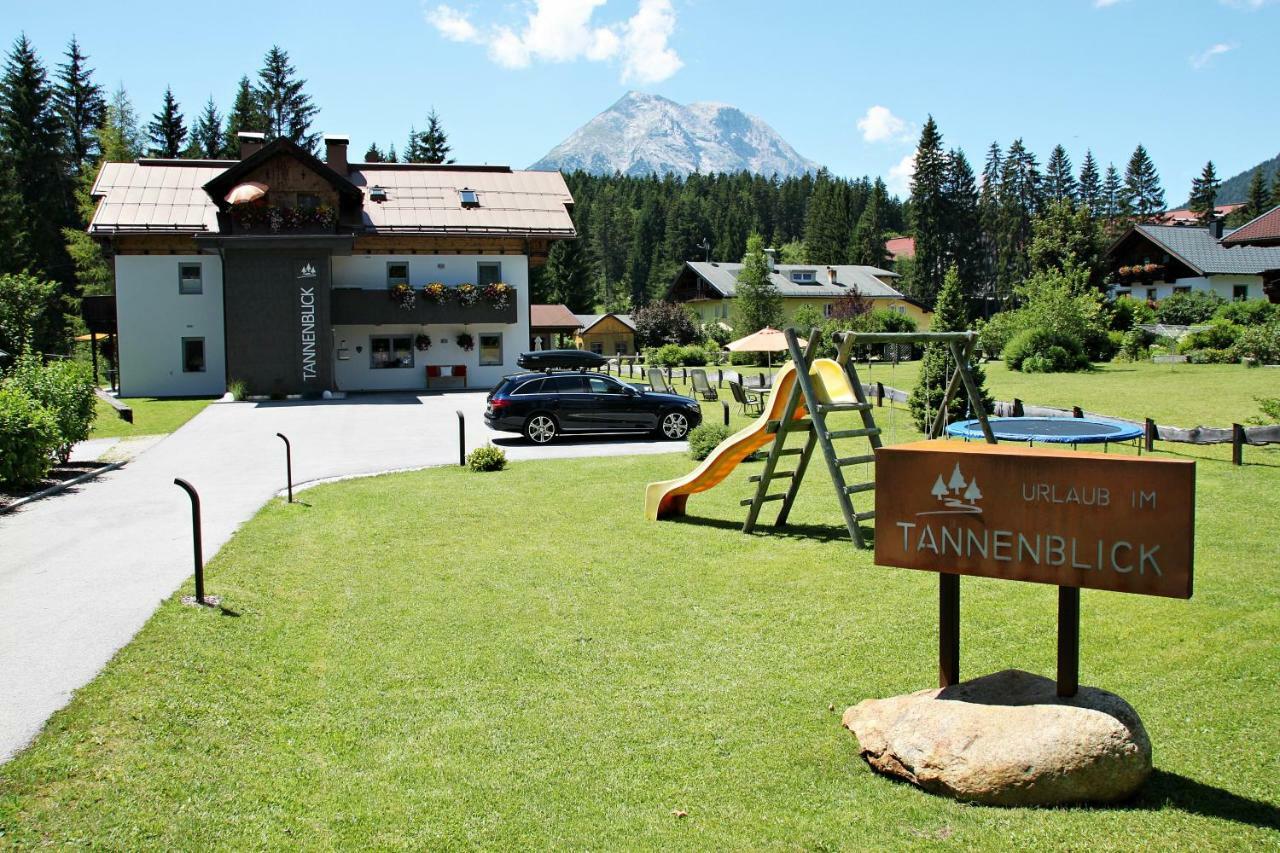 Ferienhaus Tannenblick Leutasch Bagian luar foto